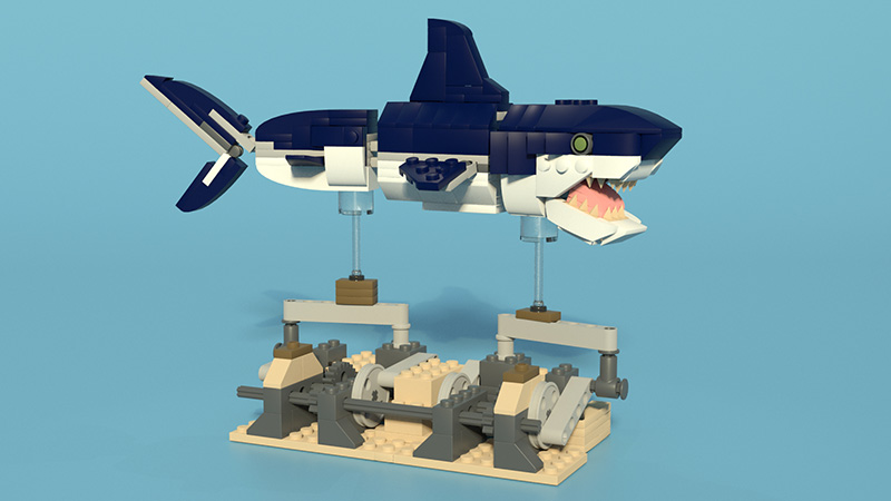 Lego Shark Automaton